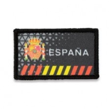 Parche Bandera Española Barbaric 4,2x7 cm