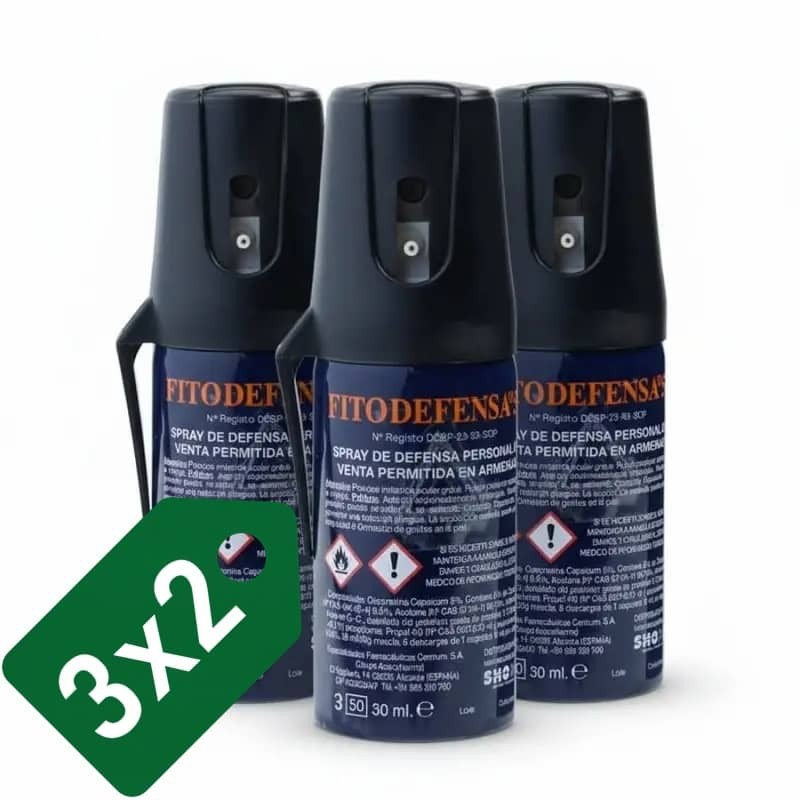 OFERTA 3x2 Spray de defensa personal homologado FITO DEFENSA 50