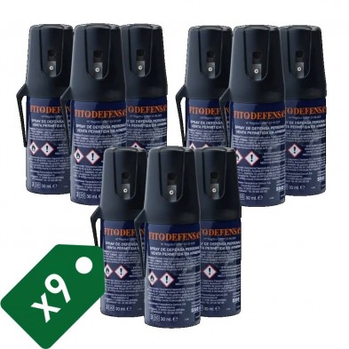 Pack 9 Sprays de Defensa Personal FITO DEFENSA 50 homologados