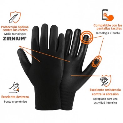Guantes anticorte Rostaing Blacktactil touch nivel 5 2