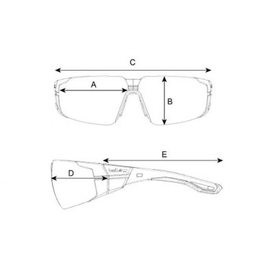 Gafas Bollé RUSH+ 2.0 Safety Talla M/L Ahumada Black/Grey 3