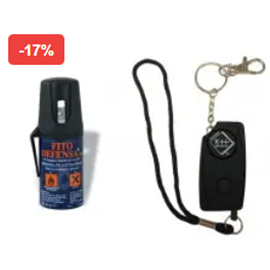 Pack: spray pimienta Fito + botón del pánico