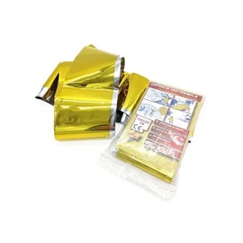 Manta térmica de rescate oro/plata 210x160cm