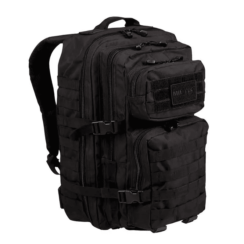 Mochila Mil-Tec Us Assault 20 Litros Negra